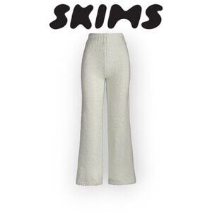 Warm Soft SKIMS Cozy Knit Pants Bone Size 4X5X Plus Size Stretchy Lounge Wear